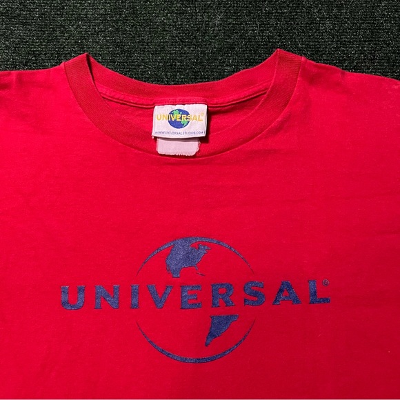 Vintage 90s Islands Of Adventure Universal Studios Red T Shirt Size XL 24.5X29 - Picture 3 of 5